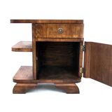 Art deco bedside tables, poland, 1950s