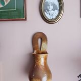 Stoneware wall pot