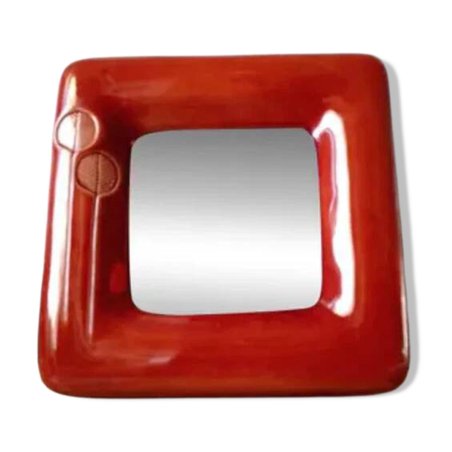 Glazed Ceramic Mirror
