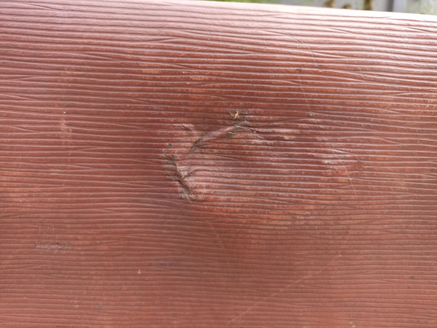 Antique cardboard suitcase