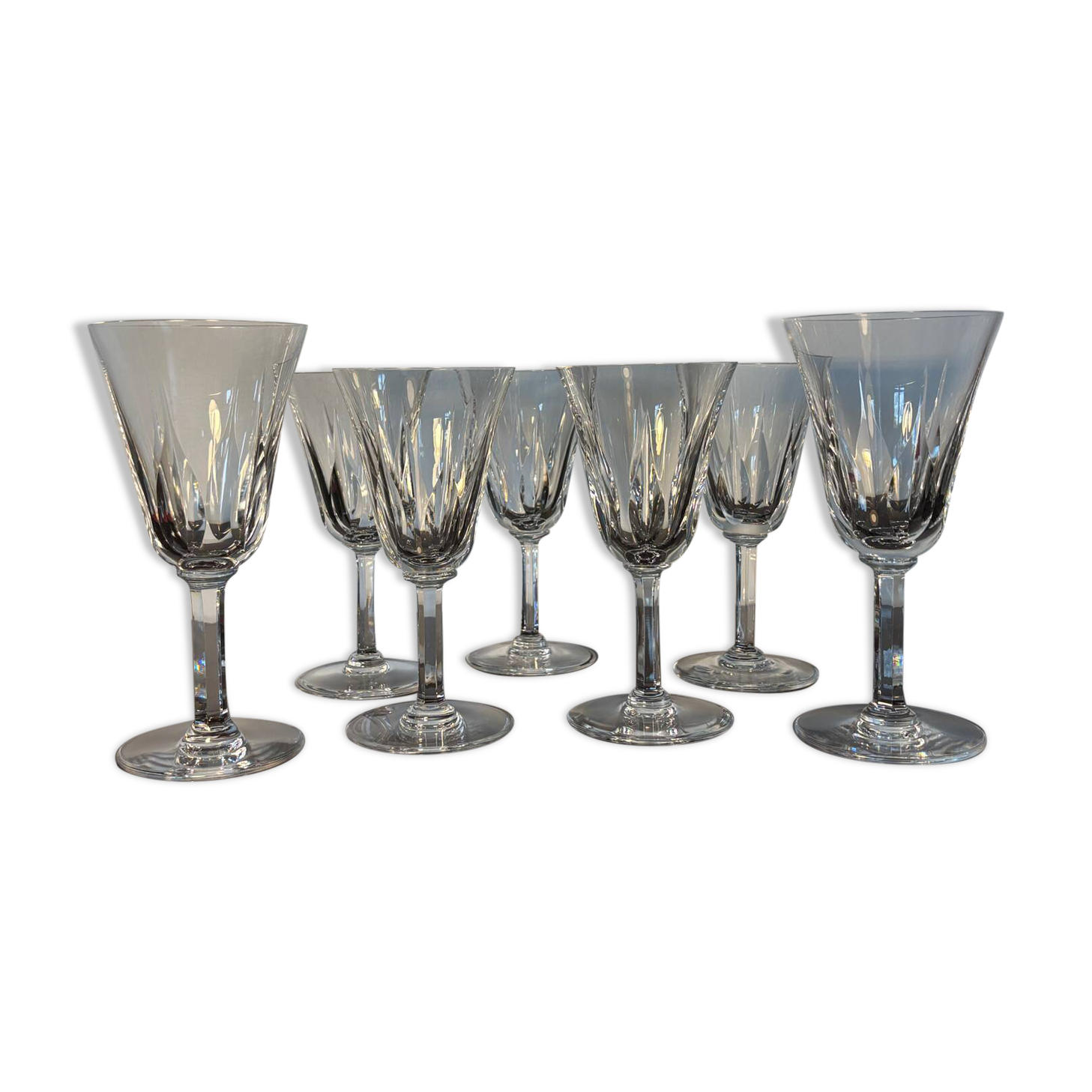 7 wine glasses Cerdagne Saint Louis