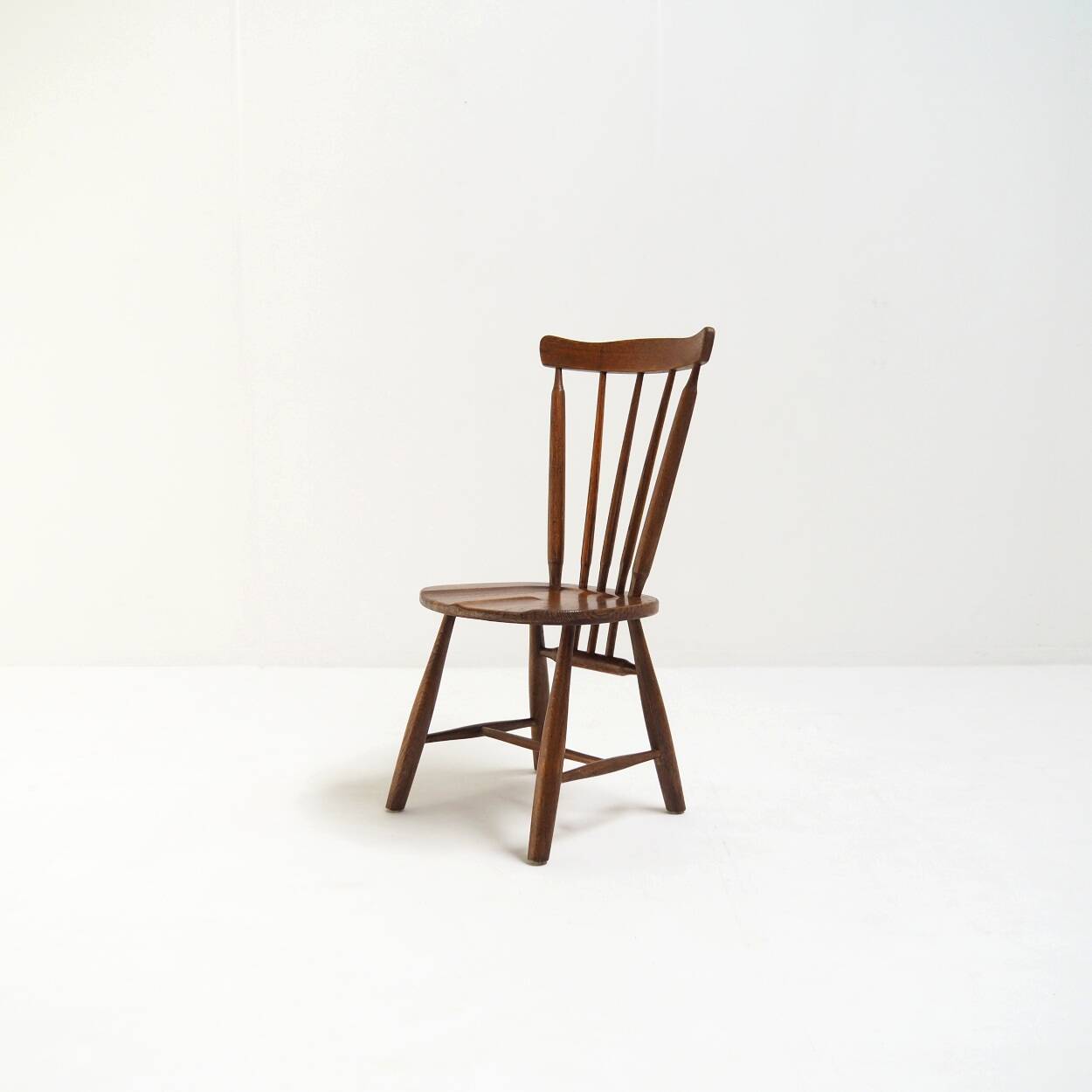 Set of 6 Vintage Chairs in the Japandi Brutalist Style