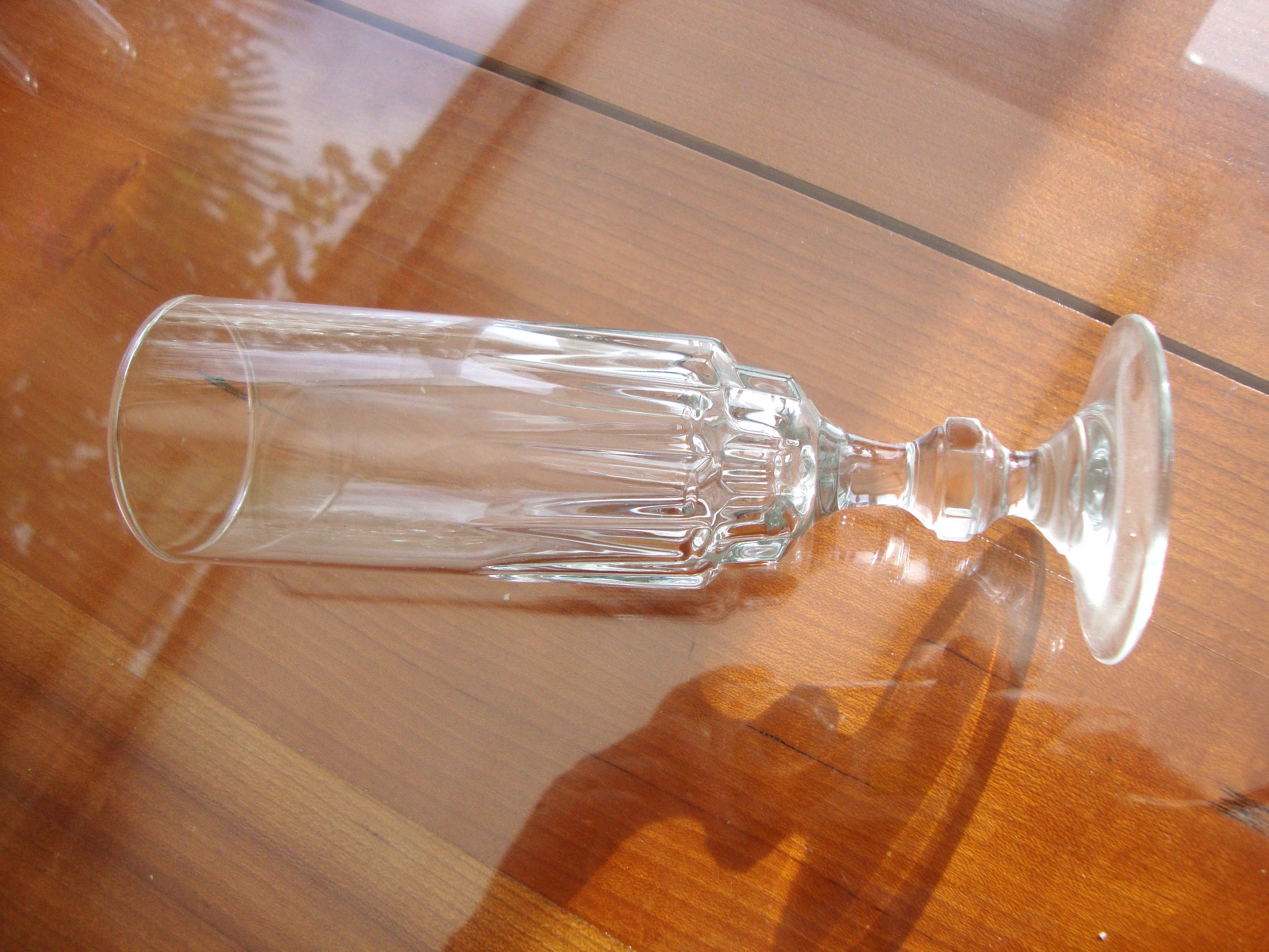 Set de 12 verres flûtes à champagne, 1940
