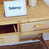 Rattan desk