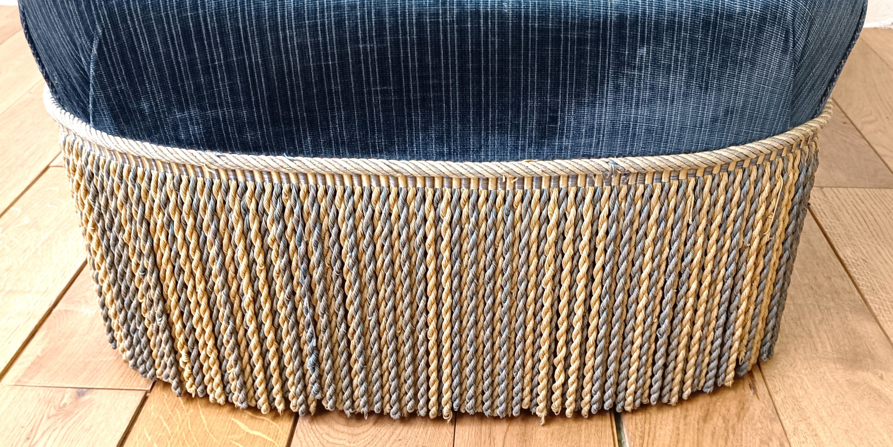 Pair of vintage toad armchairs