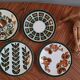 Set of 4 mismatched plates Delta Boch 1966
