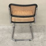 Set of 4 black Cesca Breuer chairs B32