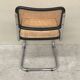 Ensemble de 4 chaises noires Cesca Breuer B32