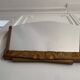 Miroir biseauté trapèze art déco 1920 88x67