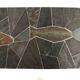 Vintage coffee table 'Fish' brutalist