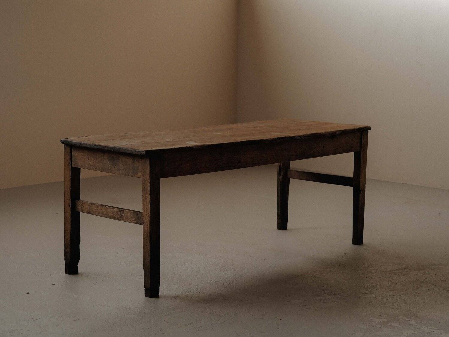 Farm table in solid wood – Auvergne, around 1900