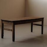 Farm table in solid wood – Auvergne, around 1900