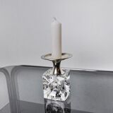 Ice cube candlesticks by Peill & Putzler, Germany, 1970