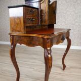 Antique Louis Philippe Walnut andVeneer Secretary Desk, 1860