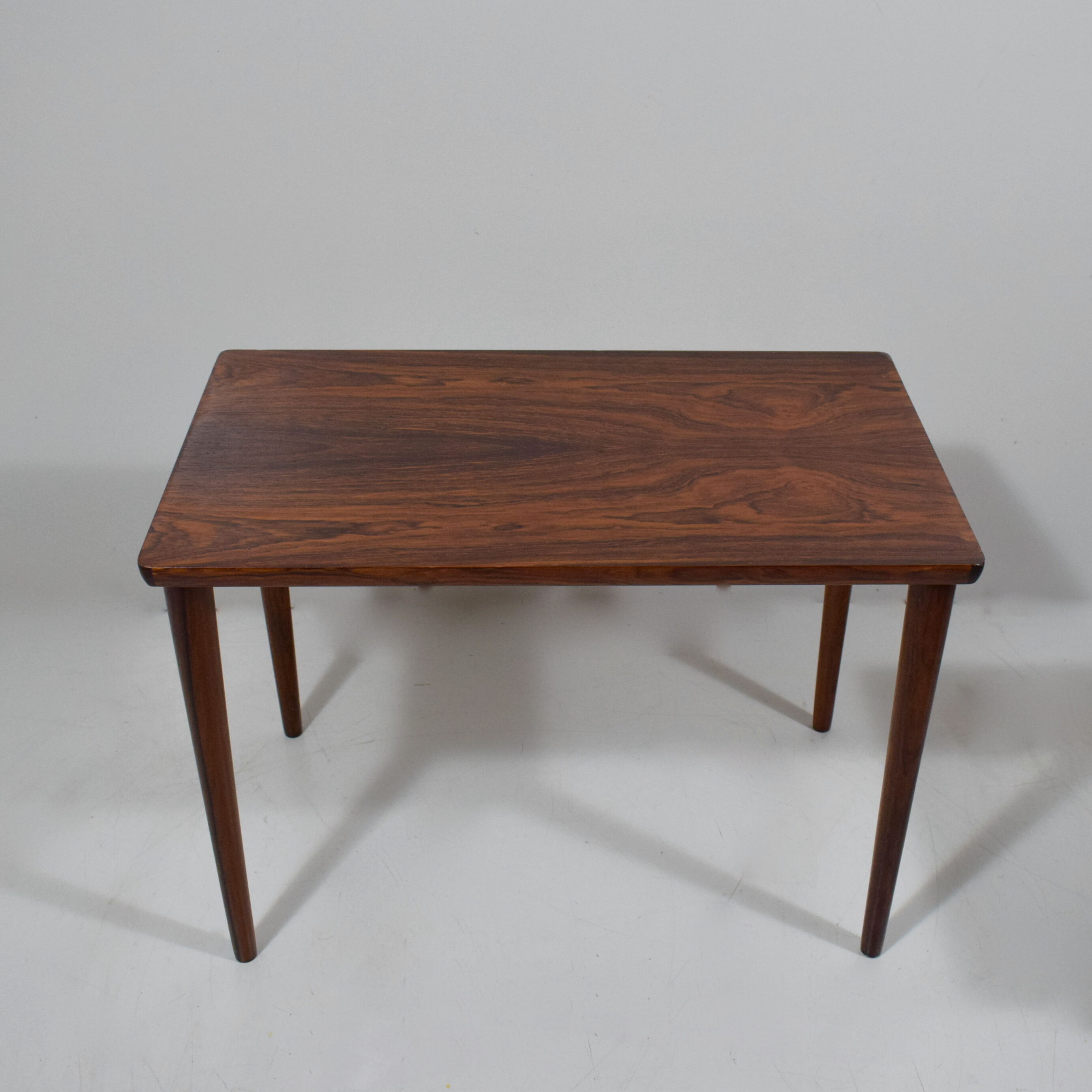 Scandinavian gigognes tables in rio rosewood, vintage