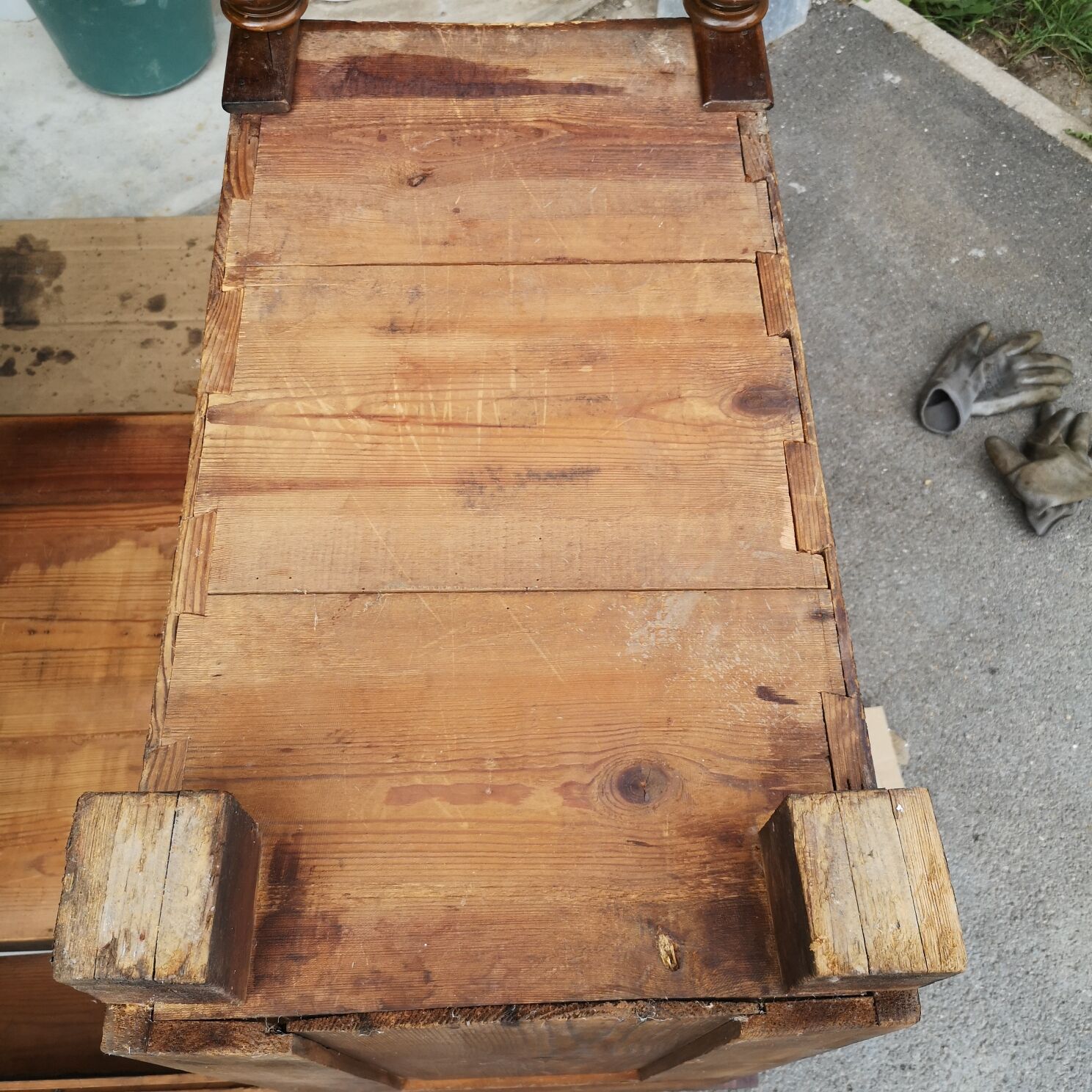 English office walnut and walnut bramble 1880 antique