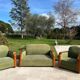 Art Deco sofa and armchairs