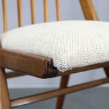 1970s Set of Four Beech Dining Chairs, West Germany