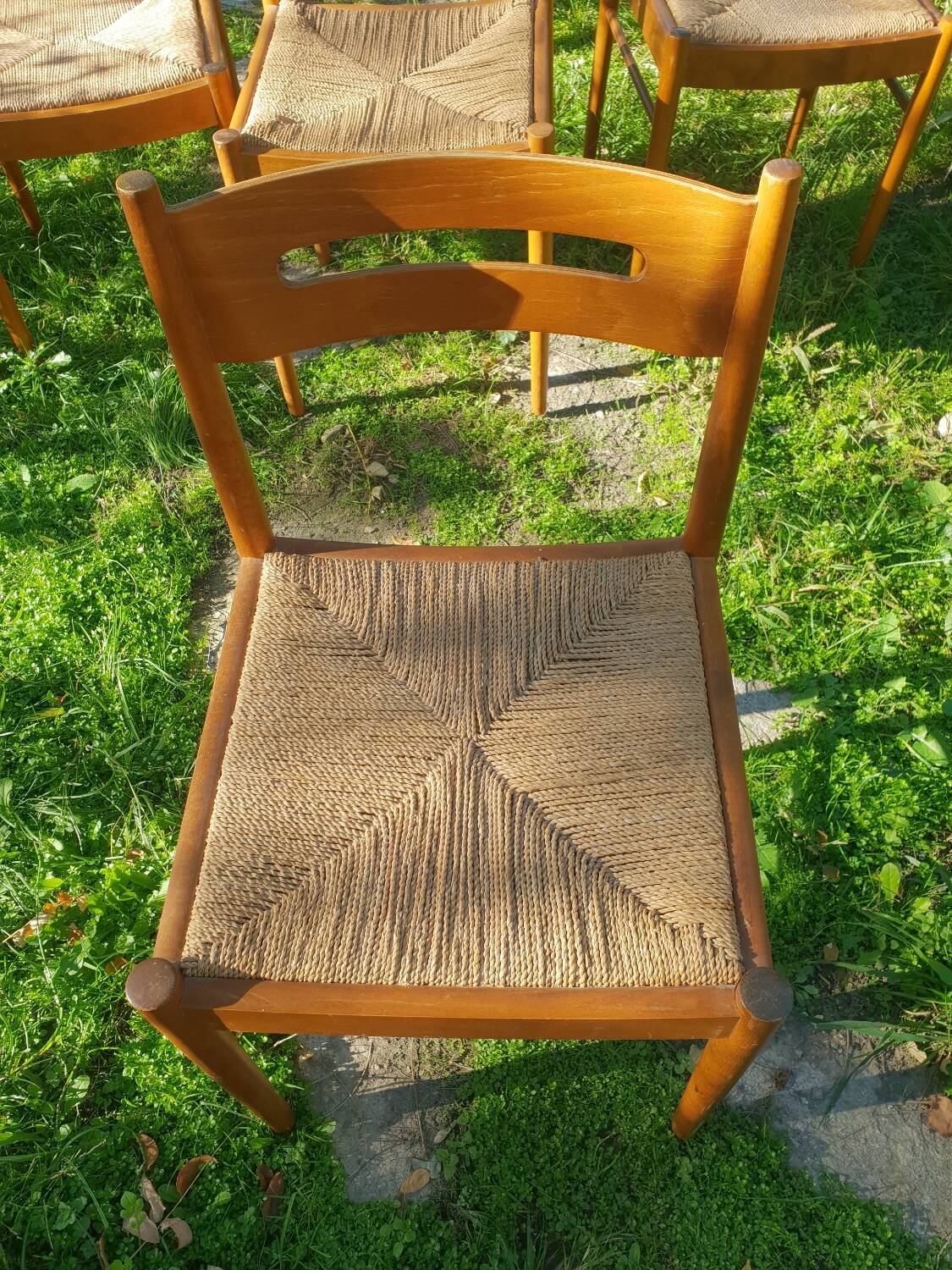 Série de 8 chaises italie 1970