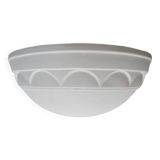 White plaster wall light
