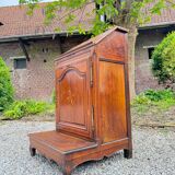 Oratory Furniture, Pray to God In Walnut And Marquetry Louis XIV Period XVIII Eme Century