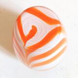 Vase Murano orange de Carlo Moretti Années 70 Hauteur 36 cm