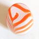 Orange Murano vase by Carlo Moretti 1970s Height 36 cm