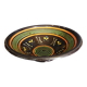 Glazed terracotta bowl, Savoy pottery from Marnaz, 20th century