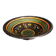Glazed terracotta bowl, Savoy pottery from Marnaz, 20th century