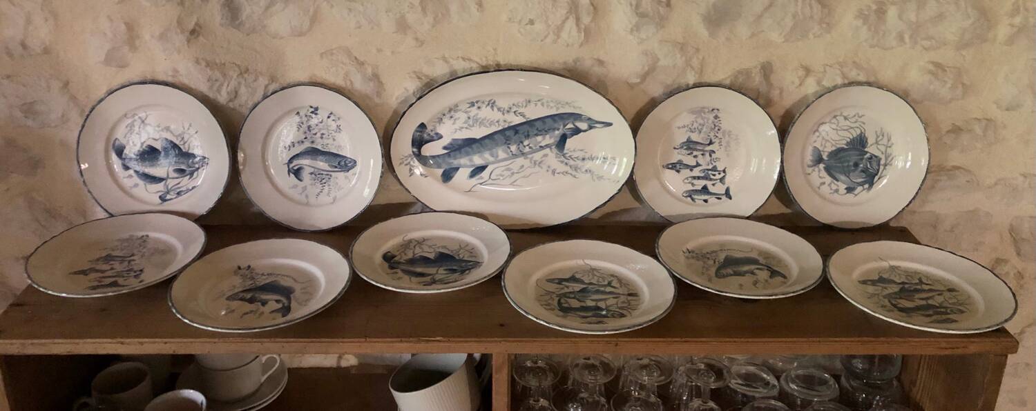 Fish service at Moulin Des Loups