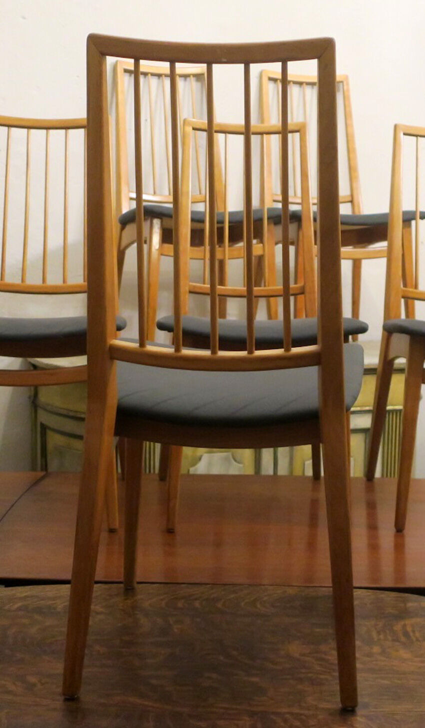 Set of 6 Danish dining chairs 1960