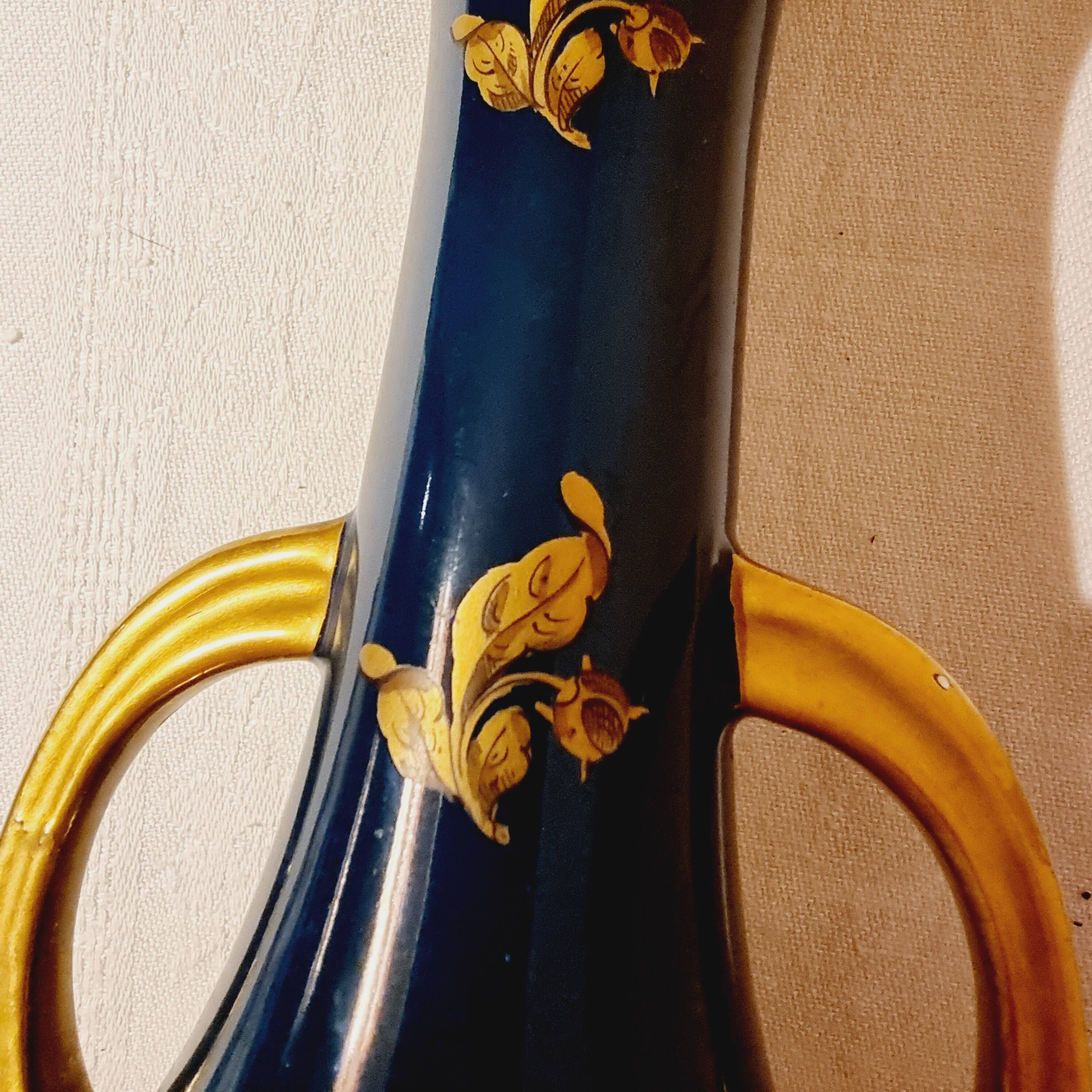 French Empire style vase from the 1920s by Jaget & Pinon