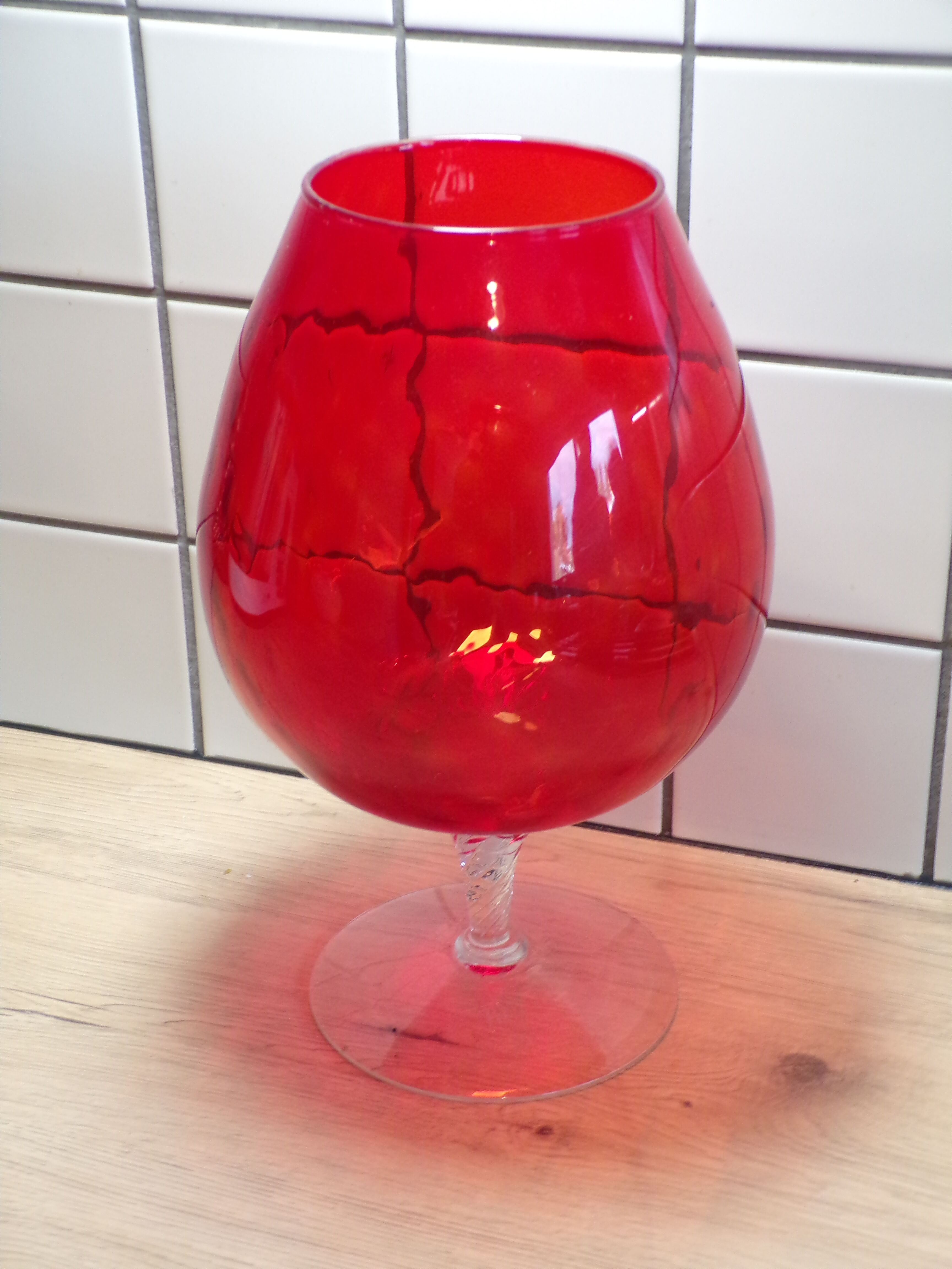Vintage Vase Glass of Empoli
