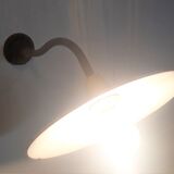 Industrial swan neck sconce