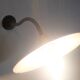 Industrial swan neck sconce