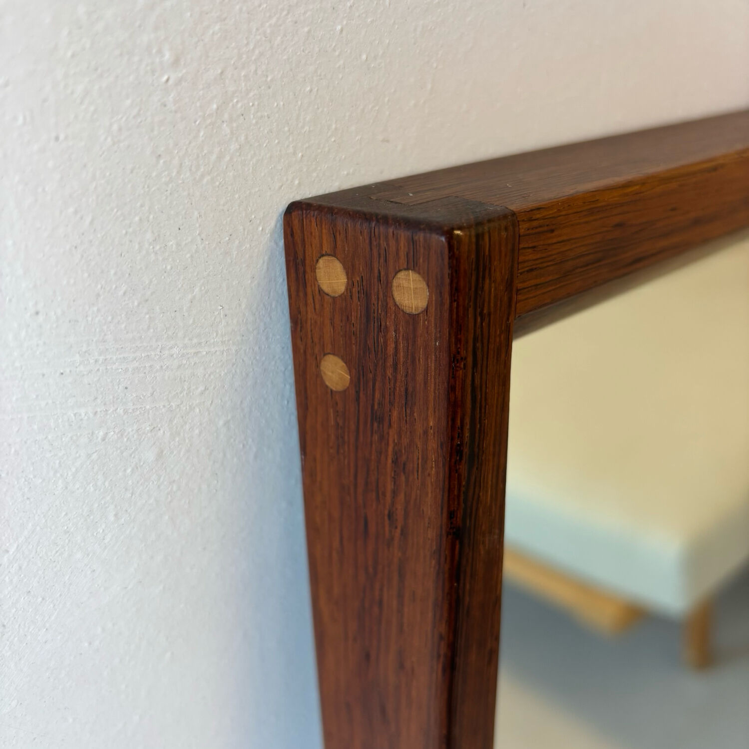 Miroir vintage Aksel Kjersgaard palissandre