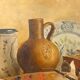 Nature morte peintre huile fin xixème