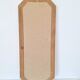 Octagonal solid wood mirror from the 1980s.