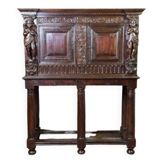 Renaissance Credenza, Dressoir-cabinet, Netherlands, 17th Century