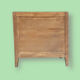 Aerogummed vintage chest of drawers, compass feet