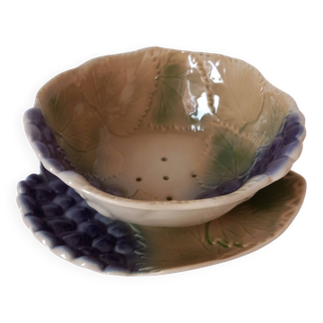 Salad bowl, strainer Jars France