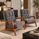 Pair of vintage armchairs by Jean-René Caillette for Steiner – Design f