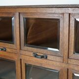 Meuble de mercerie ancien en chêne allemand, années 1920/30