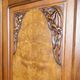 Art Deco showcase bookcase in carved walnut, France, circa 1925