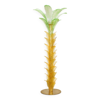 Lampe Palm, verre de Murano, design italien, années 1970, fabrication : Italie