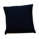 Navy blue upcycled cushion cover in wool 45x45cm