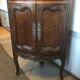 Ancient carved solid wood notch - Furniture - Corner shelf.