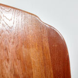 Chaise de salle à manger en teck massif par Niels Koefoed pour Koefoeds Hornslet mk9828