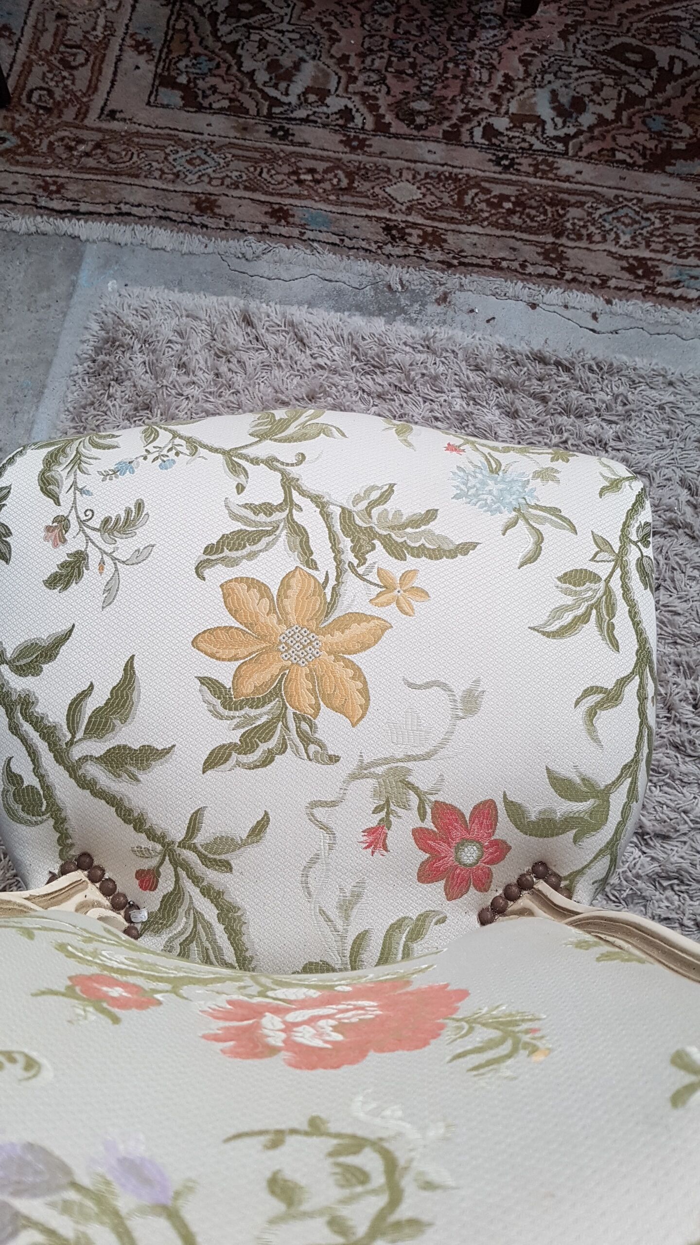 Louis XV style bedroom chair