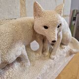 Vinsare Sèvres Ceramic Fox Pair